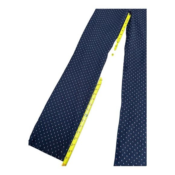 betabrand dressy yoga pants navy geometric print Medium Long - Picture 5 of 7